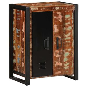 VidaXL Pr&iacute;born&iacute;k Viacfarebn&yacute; 55x35x70 cm Rekultivovan&eacute; mas&iacute;vne drevo