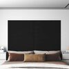 vidaXL N&aacute;stenn&eacute; panely 12 ks čierne 90x15 cm zamat 1,62 m&sup2;