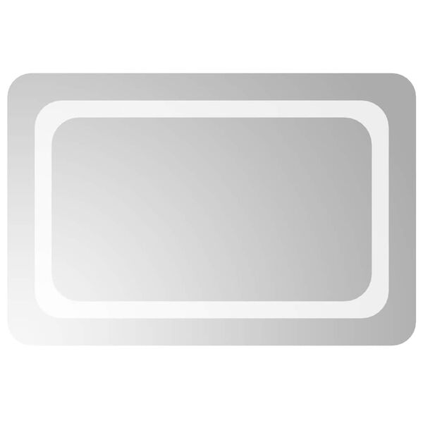 vidaXL LED k&uacute;peľňov&eacute; zrkadlo 60x40 cm