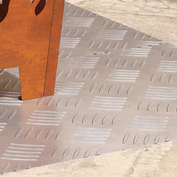 vidaXL Schodov&yacute; ro&scaron;t Obdĺžnikov&yacute; 2 pcs Strieborn&aacute; 90 x 40 cm Hlin&iacute;k