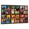 vidaXL Kol&aacute;žov&yacute; fotor&aacute;mik na 24 fotiek (10x15 cm) tmavohned&yacute; MDF
