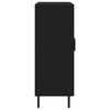 vidaXL Komoda čierna 69,5x34x90 cm kompozitné drevo