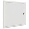 vidaXL Access Panel Biela 33 x 33 x 3 cm Oceľ
