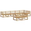 vidaXL Z&aacute;hradn&aacute; s&uacute;prava gaučov 8 pcs Biela 404 x 166,5 x 73 cm