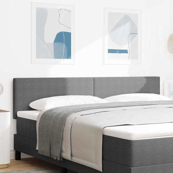 vidaXL Zadn&eacute; čelo s čelnou doskou Svetlosiv&aacute; 180 cm Umel&aacute; koža