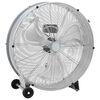 vidaXL Bubnov&yacute; ventil&aacute;tor s kolesom Strieborn&aacute; 79 x 37 x 82 cm Hlin&iacute;k
