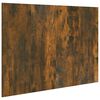 vidaXL Čelo postele dymov&yacute; dub 120x1,5x80 cm spracovan&eacute; drevo