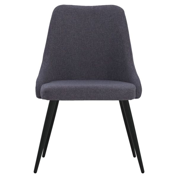 vidaXL Jed&aacute;lensk&eacute; stoličky 6 ks tmavosiv&eacute; l&aacute;tkov&eacute;