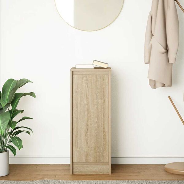 vidaXL Komoda dub sonoma 29,5x34x76 cm kompozitn&eacute; drevo