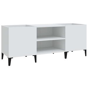 vidaXL Skrinka na platne biela 121x38x48 cm kompozitn&eacute; drevo