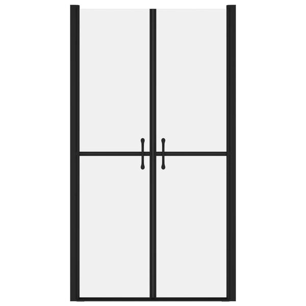 vidaXL Sprchové dvere mliečne ESG (93-96)x190 cm