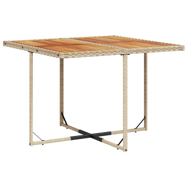 vidaXL 9-dielna z&aacute;hr. jed&aacute;lensk&aacute; s&uacute;prava s vank&uacute;&scaron;mi b&eacute;žov&aacute; polyratan