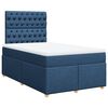 vidaXL Boxspring posteľ s matracom modr&aacute; 120x190 cm l&aacute;tka