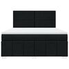 vidaXL Posteľn&yacute; r&aacute;m boxspring s matracom čierny 180x200 cm l&aacute;tka