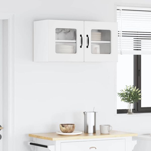 vidaXL Kuchynsk&aacute; skriňa Kalmar Biela 80 x 31 x 40 cm Kompozitn&eacute; drevo