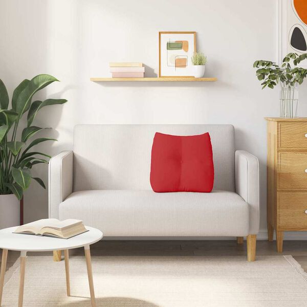 vidaXL Podu&scaron;ka na chrb&aacute;t Červen&aacute; 45 x 24 x 50 cm l&aacute;tka