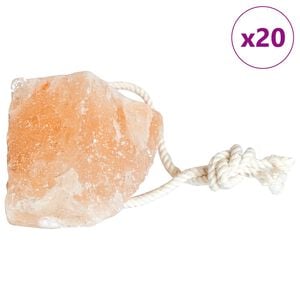 vidaXL Soľn&eacute; l&iacute;zacie kamene Ružov&aacute; Soľ z kameňa