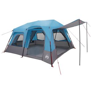 vidaXL Okamžit&yacute; stan 8-miestny Modr&aacute; 185T Polyester s PU n&aacute;terom