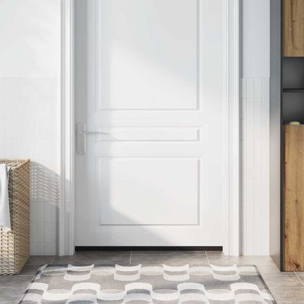 vidaXL Samolepiace tesnenia dver&iacute; s kefou 6 pcs Hned&aacute; 100 cm