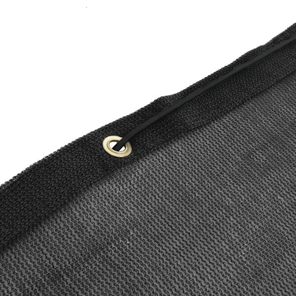 vidaXL Sieť na prívesný vozík čierna 2,5x4,5 m HDPE