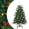 vidaXL Umel&yacute; vianočn&yacute; stromček Zelen&aacute; 150 cm PVC, kov a plast