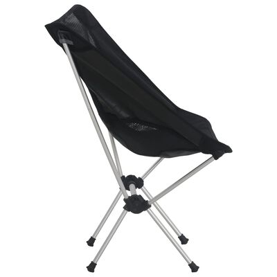 vidaXL Skladacie kempingové stoličky 2 ks s taškou 54x50x65 cm, hliník