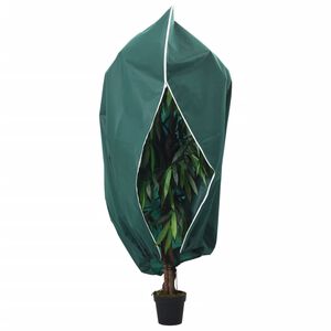 vidaXL Ochrann&yacute; fl&iacute;sov&yacute; kryt na rastliny so zipsom 70 g/m&sup2; 3,14x2,5 m