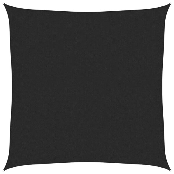 vidaXL Tieniaca plachta 160 g/m&sup2;, čierna 3,6x3,6 m, HDPE