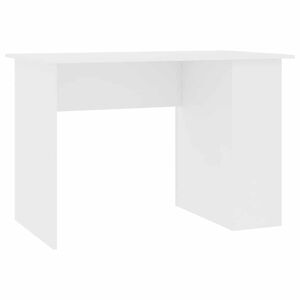 vidaXL St&ocirc;l biely 110x60x73 cm drevotrieska