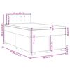vidaXL Boxspring posteľ s matracom sivohned&aacute; 120x190 cm l&aacute;tka