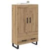 vidaXL Highboard Remeseln&yacute; dub 69,5 x 31 x 115 cm Kompozitn&eacute; drevo