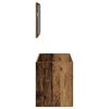 VidaXL K&uacute;peľňov&aacute; skrinka so zrkadlom Old Wood Tried Wood