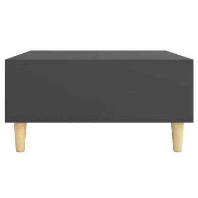 vidaXL Konferenčný stolík, sivý 60x60x30 cm, kompozitné drevo