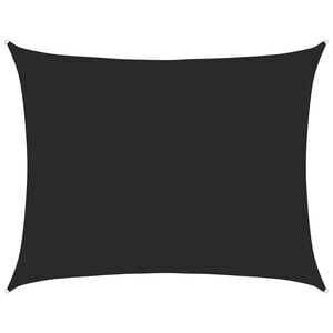 vidaXL Tieniaca plachta 160 g/m&sup2; obdĺžnikov&aacute; čierna 6x8 m, HDPE