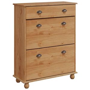 vidaXL Skriňa na top&aacute;nky so z&aacute;suvkou ASKIM Hned&aacute; 85 x 35 x 108 cm