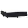 vidaXL Box Spring Posteľ bez matraca Čierna 180x220 cm Zamat