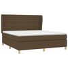 vidaXL Boxspring posteľ s matracom tmavohned&aacute; 180x200 cm l&aacute;tka