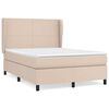 vidaXL Boxspring posteľ s matracom kapuč&iacute;nov&aacute; 140x200 cm umel&aacute; koža