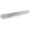 vidaXL Obrubn&iacute;k tr&aacute;vnika 10 pcs 103 x 15 cm kov Strieborn&aacute;