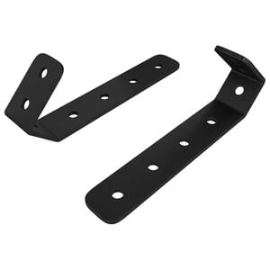 vidaXL H&aacute;čiky 2 ks Čierna M5 x 110 mm Železo