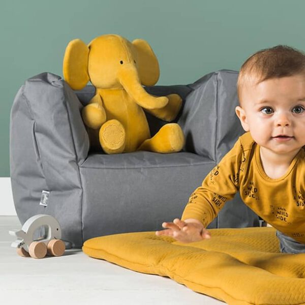 Jollein Sedací vak šedý