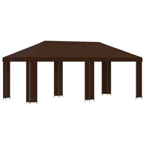 vidaXL Z&aacute;hradn&yacute; alt&aacute;nok 6 x 3 m Hned&aacute; Polyester a oceľ 190 gsm