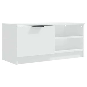 vidaXL TV stol&iacute;k biely 80x35x36,5 cm spracovan&eacute; drevo
