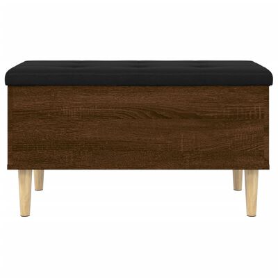 vidaXL Úložná lavička hnedý dub 82x42x46 cm kompozitné drevo