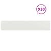 vidaXL Obrubn&iacute;k tr&aacute;vnika 30 ks 20 x 103 cm Oceľ Biela