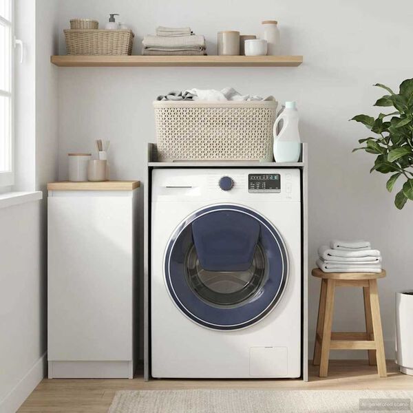 vidaXL Kabinet na pr&aacute;čku s &uacute;ložiskom Siv&yacute; Sonoma 67,5 x 48 x 97 cm