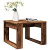 vidaXL Pr&iacute;ručn&yacute; stol&iacute;k star&eacute; drevo 50x50x35 cm drevotrieska