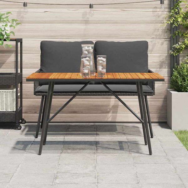 vidaXL Jedálenský stôl Hnedá 110 x 55 x 62 cm Akáciový masív