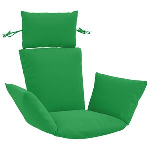 vidaXL Adirondack vank&uacute;&scaron; PUTTEN 100% polyester Zelen&aacute; 60 x 145 x 10 cm