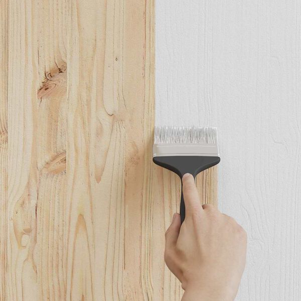 vidaXL Farba na drevo Siv&aacute; 16,5 x 16,5 x 16 cm Tlač na stenu